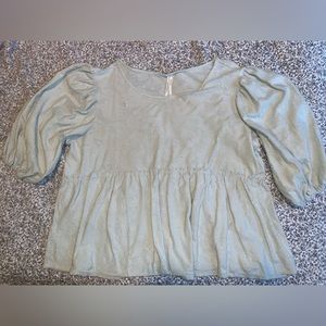 Anthropologie Baby Doll Top XL